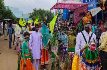 world trible day सहरिया की संस्कृति में एकजुटता का संकल्प