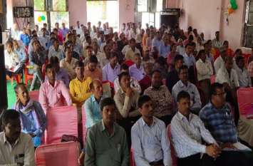 vakpeeth, govt school programme, school principle meeting, baran, kenw तीर्थ स्थली सीताबाड़ी में दो दिन गुरूजी ने लिया स्कूल चलाने का ज्ञान, दो दिवसीय वाकपीठ में