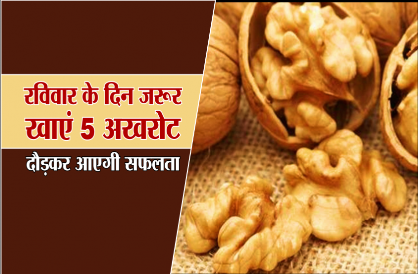 dry fruits benefits रविवार के दिन जरूर खाएं 5 अखरोट, दौड़कर आएगी सफलता