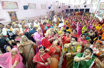 beawar शिव विवाह में झूमे श्रद्धालु /रामद्वारा में शिवपुराण कथा