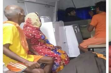 seven kanwad injured and one dead in accident जल लेकर लौट रहे एक दर्जन से अधिक कांवड़ियों को कार ने मारी टक्कर