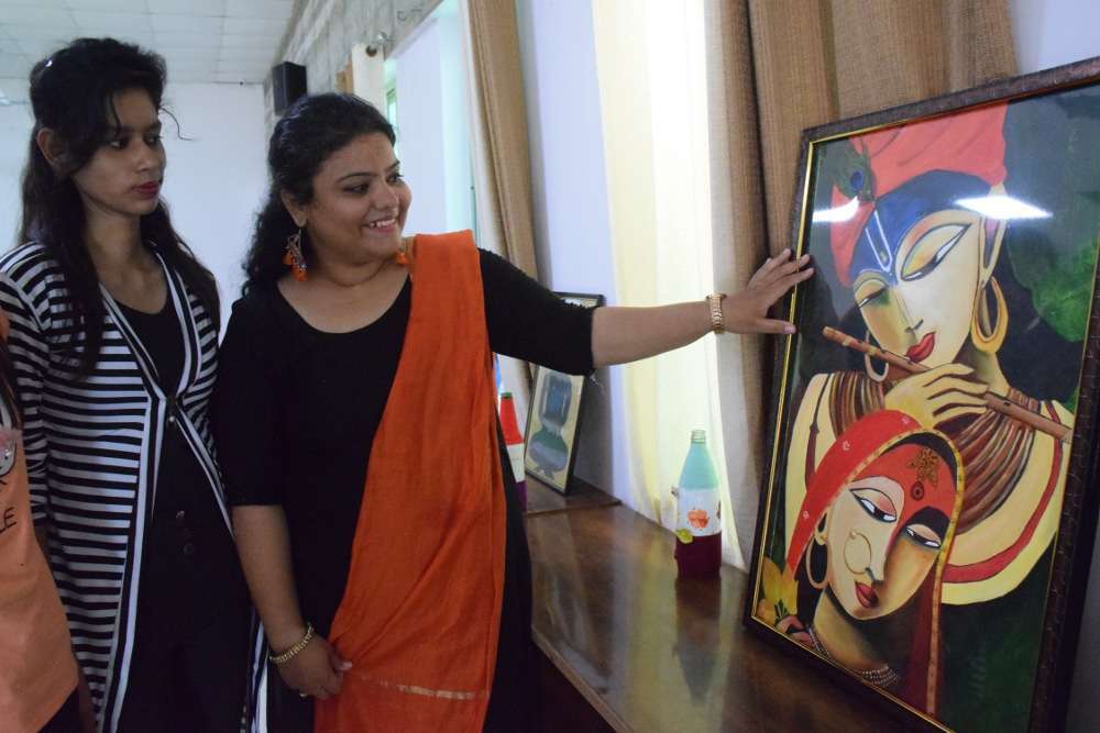चित्रों की गहराइयों में भाव का संगम, देखें फोटो में चित्रों की गहराइयों में भाव का संगम, देखें फोटो में