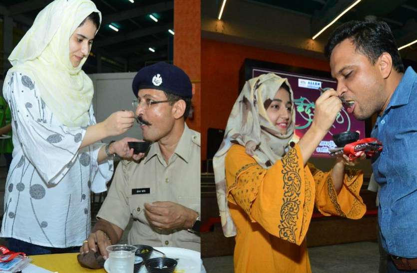 Eid feast Miladunbi to Kashmiri coaching students एन एस ए अजित डोभाल के बाद कोटा के कलक्टर और एसपी का देखिये 'हीलिंग टच'