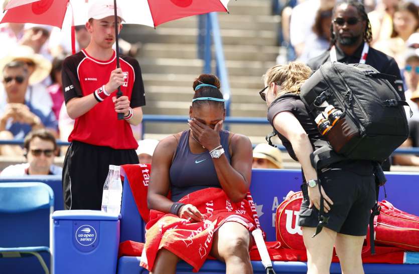 Serena Williams रोजर्स कप फाइनल: सेरेना विलियम्स चोट की वजह से बाहर, बियान्का एंड्रेस्कू ने जीता खिताब