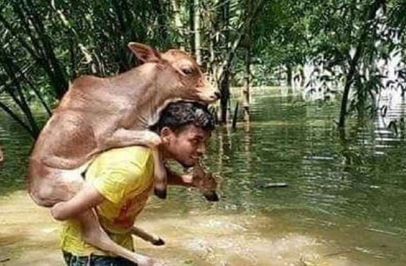 kerala flood फेक अलर्ट: इंसानियत की मिसाल बनी ये फोटो, लेकिन झूठ बताकर किया जा रहा है वायरल