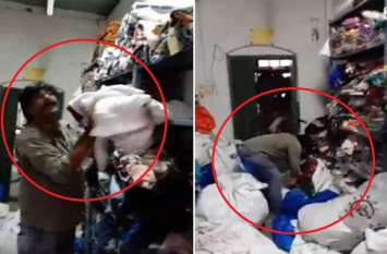 naushad donates his entire stock of clothes to help flood victims बाढ़ पीड़ितों के लिए इस शख्स ने जो काम किया जानकर आप करेंगे तारीफ, देखें वीडियो