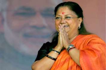 Former Chief Minister Vasundhara Raje in Bikaner on Wednesday Former Chief Minister Vasundhara Raje in Bikaner on Wednesday