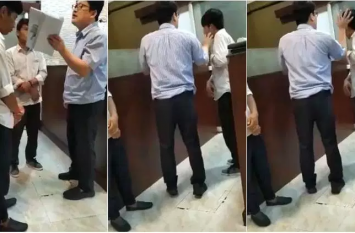 viral video of Korean guesthouse owner abuses Indian workers भारतीय स्टाफ के साथ रोज बदसलूकी करता था विदेशी शख्स, मारपीट का वीडियो वायरल