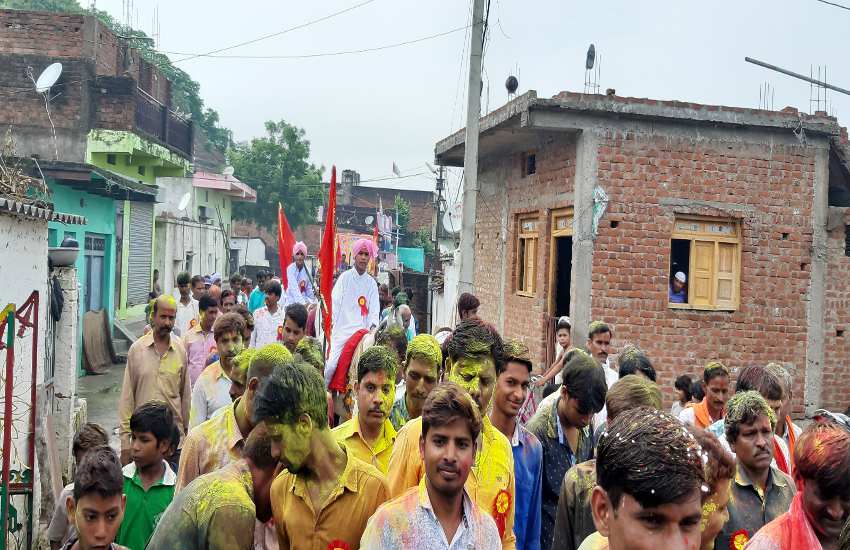 Sahu Samaj rally held on Virdurgadas Rathore Jayanti वीरदुर्गादास राठौर जयंती पर निकली शोभायात्रा