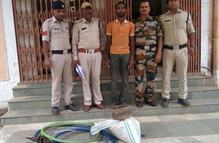 balaghat चोरी के आरोप में पुलिस ने एक आरोपी को किया गिरफ्तार