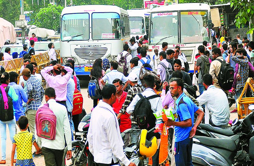 bus stand jaipur rakshabandhan : सिद्धि योग में रक्षाबंधन..दिनभर बंधेगी राखी