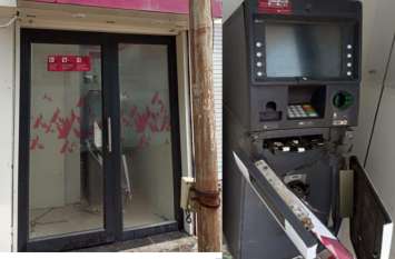 Car driver alertly escaped ATM booths from loot in jaipur जयपुर में बदमाशों को एटीएम मशीन तोड़ता देख कार चालक ने दिखाई हिम्मत, सजगता से लूट होने से बचाई