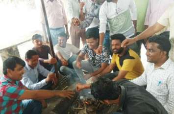 Bundi news, Bundi rajasthan news,Good sense,Yajna,Teachers,Old pensi शिक्षकों ने किया सदबुद्धि यज्ञ
