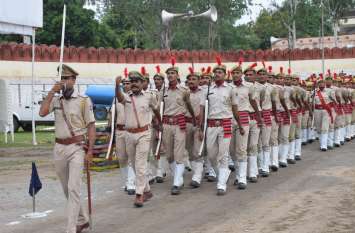 Independence Day, Independence Day Rehearsals, Gandhi Ground स्वाधीनता दिवस को लेकर हुआ अंतिम पूर्वाभ्यास , गांधी मैदान पर होगा जिला स्तरीय कार्यक्रम