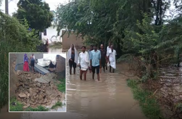 Rajasthan : Heavy rain in Bundi after IMD Rain Alert राजस्थान के बूंदी में भारी बारिश से 'बाढ़' जैसे हालात, 3 घर ढ़हे, 25 से ज्यादा घरों में घुसा पानी, प्रशासन मौके पर