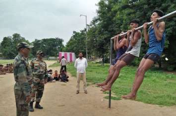 Army soldiers selected in NCC सेना के जवानों ने किया एनसीसी में चयन