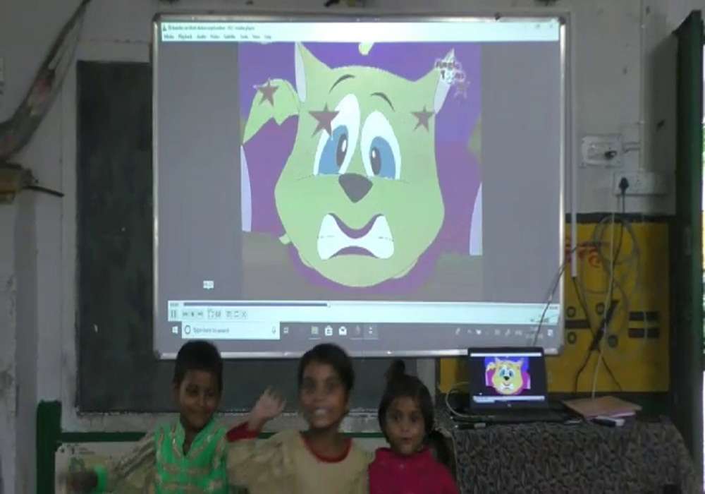 Smart classes are being conducted in government schools