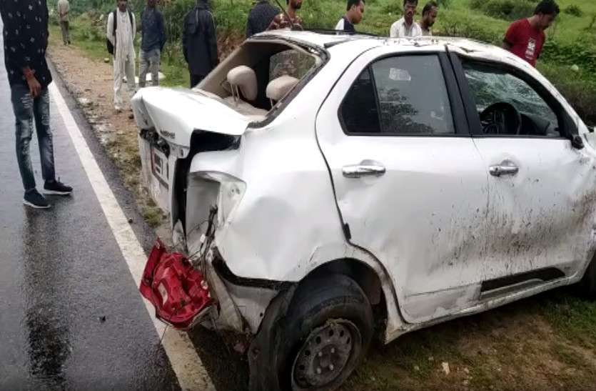 Road Accident in Rajasthan रक्षाबंधन पर दर्दनाक हादसा, 3 पलटी खाकर पलटी कार, हादसे में युवक की दर्दनाक मौत, एक घायल