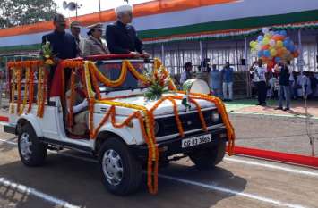 Chhattisgarh Independence Day 2019 स्वतंत्रता दिवस के मुख्य समारोह में टीएस सिंहदेव ने किया ध्वजारोहण