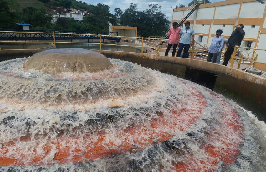 The new filter plant is filled with 14 tanks in the city in a day दमोह के नए फिल्टर प्लांट पर ऐसे होता है पानी शुद्ध
