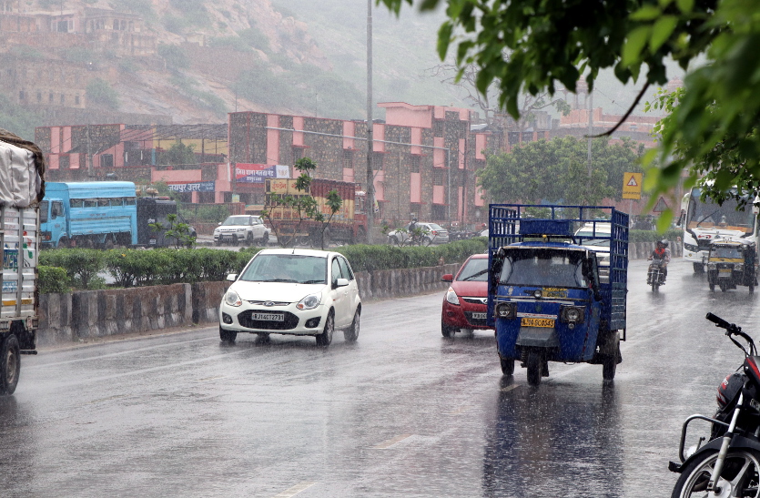 jaipur देर से आए मानसून ने पिछले पांच साल का तोड़ा रिकॉर्ड, जयपुर में अब तक 125 फीसदी बरसात