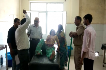 Husband attack on wife from knife after she refuse to go in laws house नई साड़ी लिये बिना पत्नी ने विदाई से किया इनकार, तो पति ने चाकू से किया हमला, फिर खुद की भी ले ली जान