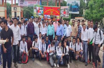 wellcome ceremony of cycle yatri dal 'देश की सीमाओं के प्रहरी सैनिक ही वास्तविक राष्ट्रनायक'