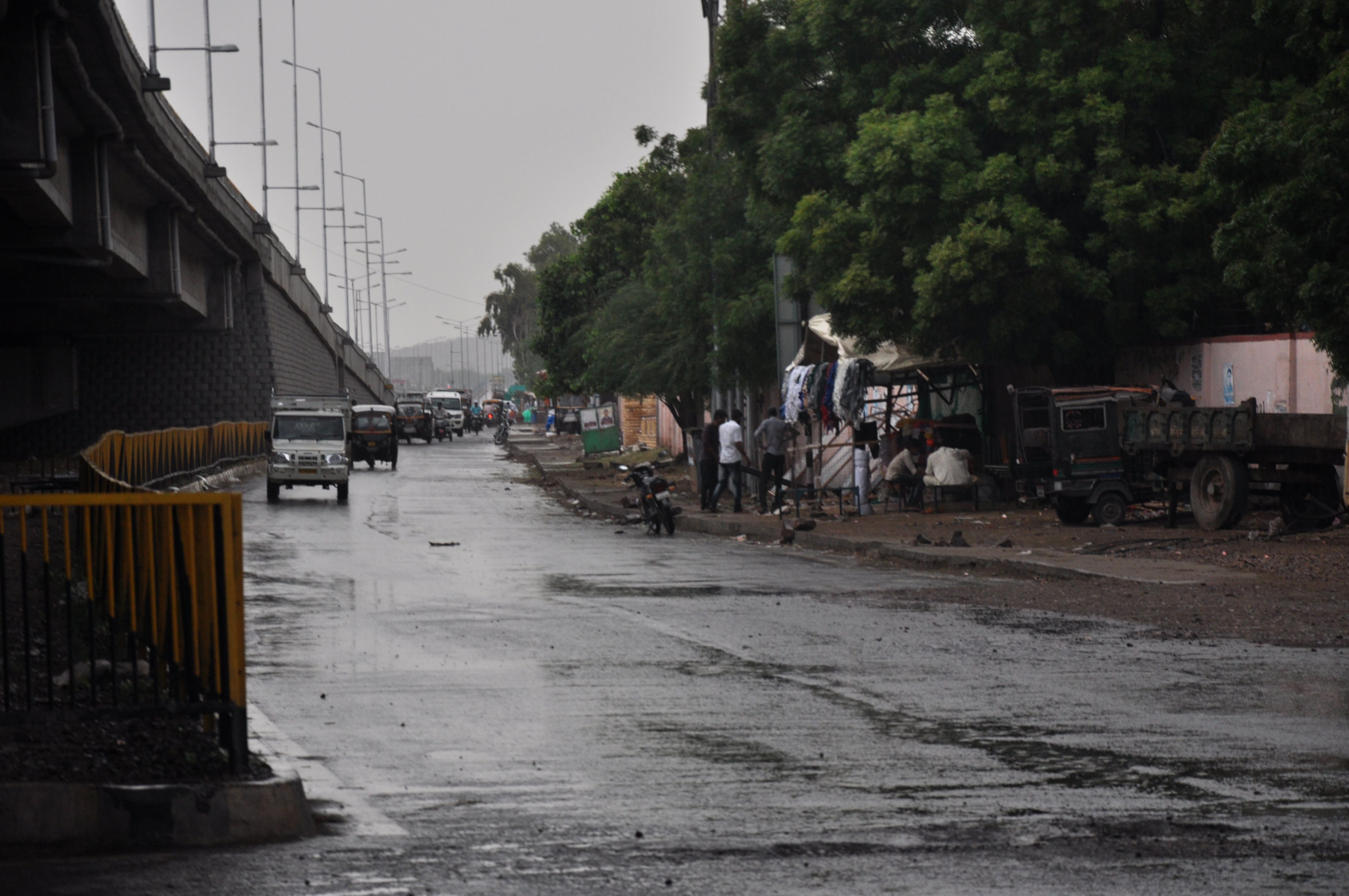 Rain In Barmer District Weather Was Pleasant Due To Rain