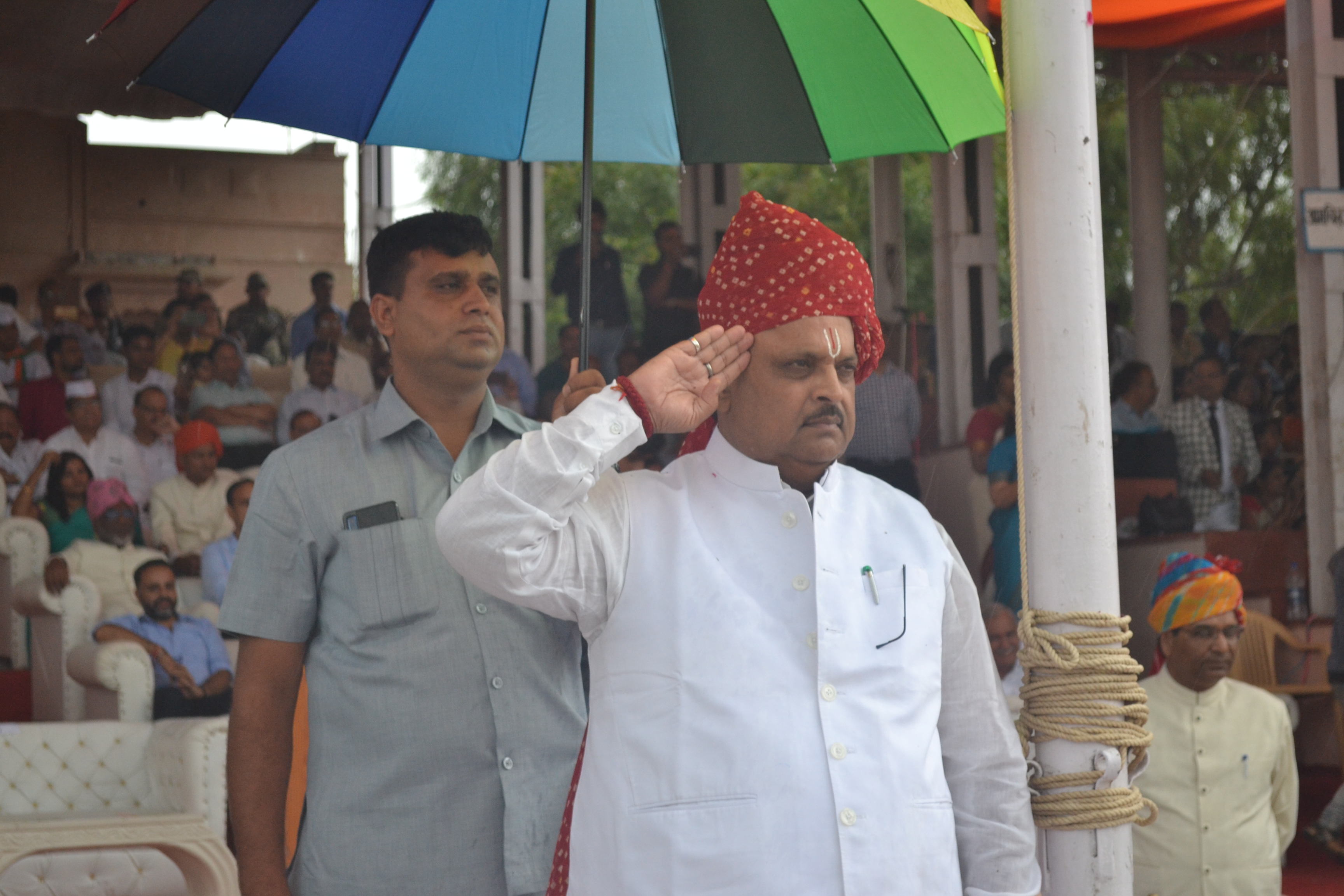 Independece day in ajmer independece day: अजमेर में तिरंगी छठा, बारिश भी नहीं रोक पाई उत्साह