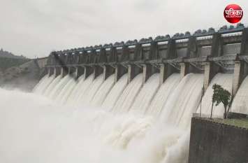 heavy rain in banswara, magi dam's aal gates are opened rain in banswara : भूंगड़ा में 5, जगपुरा-घाटोल में 4-4 इंच बारिश, पानी की आवक बनी रहने से माही बांध के खुले हैं 16 गेट