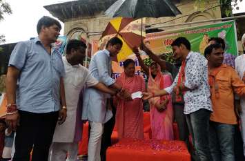 Due to activists, BJP family is strengthened, former CM Raje कार्यकर्ताओं की बदौलत ही भाजपा परिवार सुदृढ-पूर्व सीएम राजे