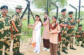 National festival is bigger than all festivals for soldiers आप तो एक दिन रक्षा बंधन मनाते हों, हमारा तो फर्ज ही रक्षाबंधन है