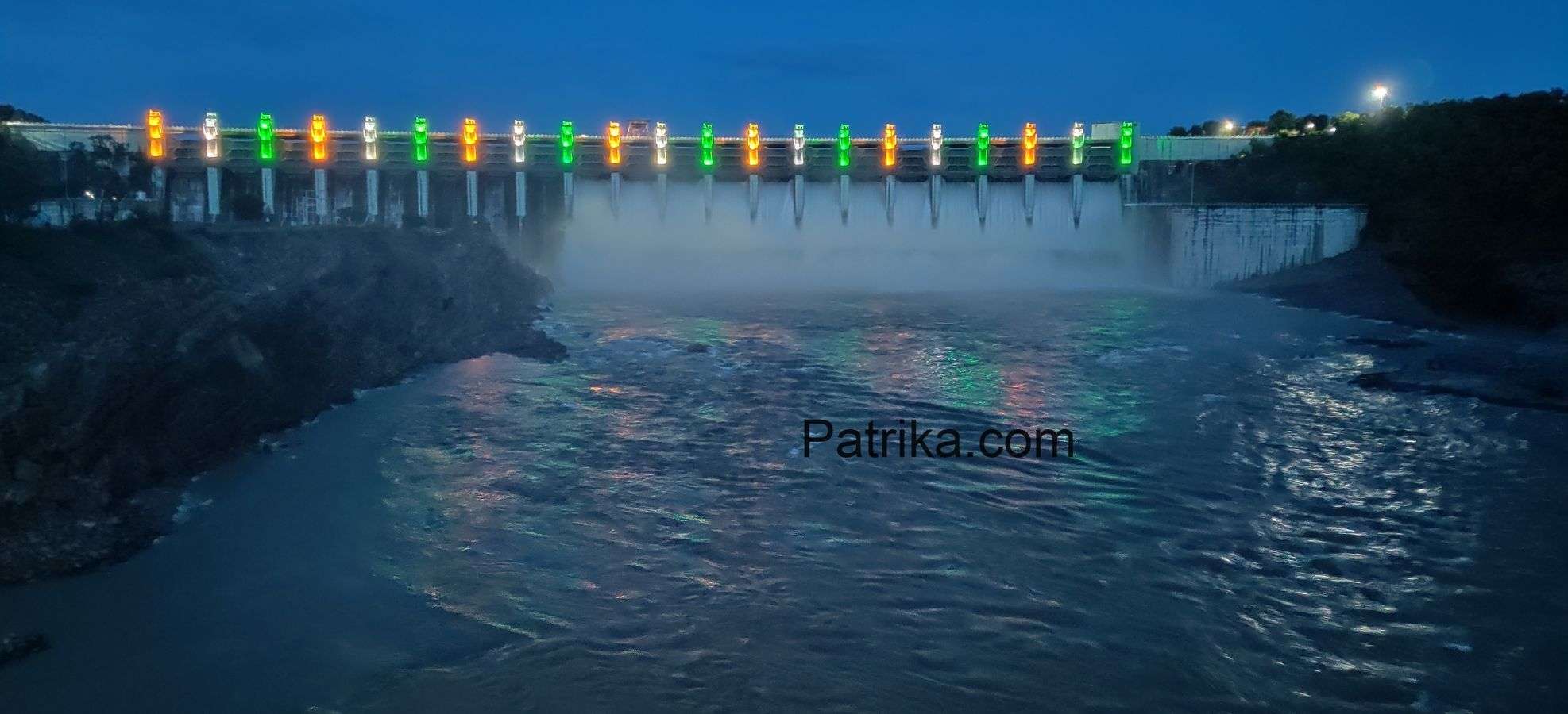 Narma River water Level Live Today Indirasagar Dam NHDC Narmda Nagar