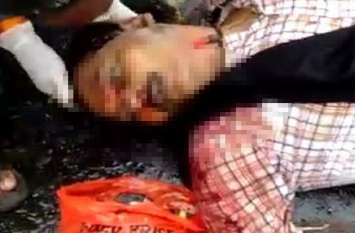 CEO and driver death in car accident car accident : अनियंत्रित होकर डिवाइडर से टकराई कार, सीईओ और ड्राइवर की मौके पर मौत, देखें वीडियों