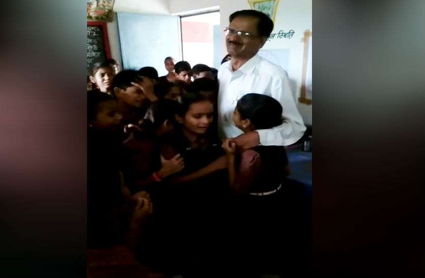 school child crying
