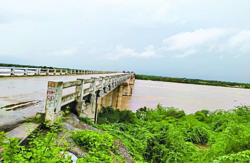 parvati river news over flow people life in danger in sheopur खतरे के निशान से नीचे चंबल-पार्वती, इधर जिले में बारिश का 70 फीसदी कोटा पूरा, खतरा बरकरार