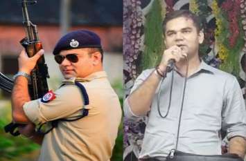 Encounter Man Dr. Ajaypal Sharma sing a song in rampur एनकाउंटर मैन ने पहली बार बंदूक छोड़ थामा माइक और गाया ऐसा गाना कि मच गया धमाल, देखें Video-