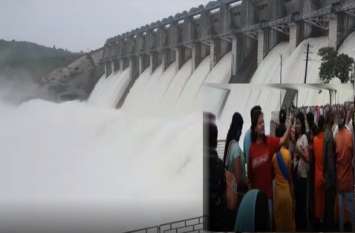 mahi dam banswara 2019: Waterfalls in Rajasthan: banswara picnic पानी की कलकल से आबाद हुईं वादियां, 14 गेट खुलने के बाद नजारा ऐसा कि खिंचे चले आ रहे लोग