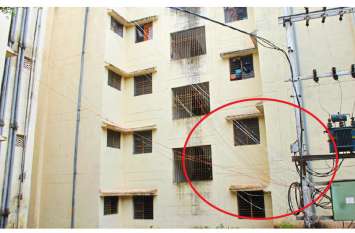 Stolen electricity in beneficiaries' houses हितग्राहियों के आवास में चोरी की बिजली