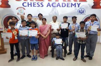 night Chase Tournament रवि शंकर सर्वाधिक पांच अंक के साथ बने चैंपियन