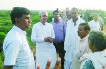 Industry Minister took stock of Morale Dam उद्योग मंत्री ने लिया मोरेल बांध का जायजा