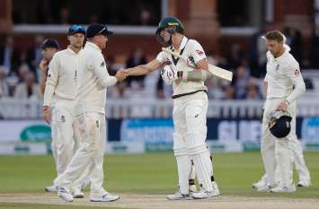 England vs Australia Lords Test Match Draw in Fifth Day लॉर्ड्स टेस्ट में ऑस्ट्रेलिया को खली स्मिथ की कमी, किसी तरह बल्लेबाजों ने मैच कराया ड्रॉ