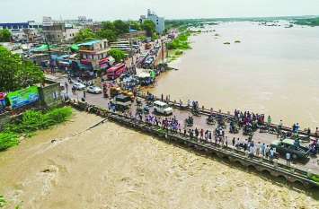 Luni river water reached Balotra लूनी नदी का पानी पहुंचा बालोतरा