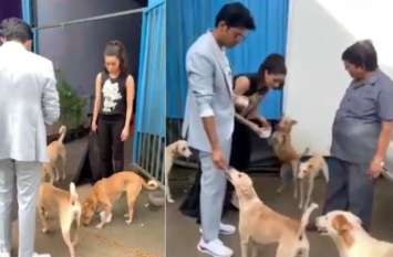 Shraddha Kapoor and Daisy Shah feeding animals video श्रद्धा कपूर और डेजी शाह का लेटेस्ट वीडिया हुआ वायरल, किया ऐसा काम, देखकर सभी हो रहे हैं हैरान