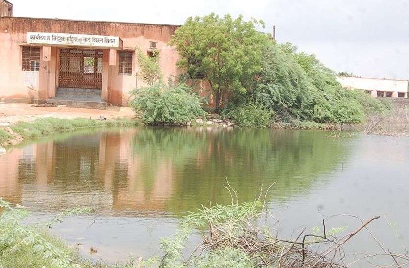 Problems in rainy climate यहां हर बार बारिश में पानी से घिर जाती हैं सरकारी और निजी इमारतें