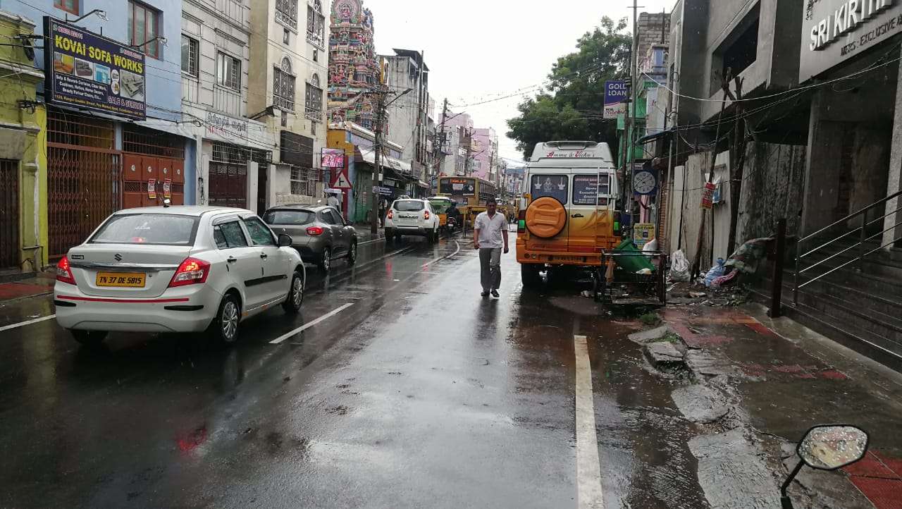 बस की चपेट में आने से एक की मौत