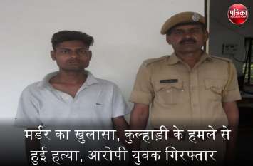 Blind Murder exposed by police, adult was killed by attack of axe banswara : मर्डर का खुलासा, चोरी करने घुसे युवक ने जाग होने पर कुल्हाड़ी से हमला कर की थी हत्या