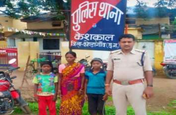 family get dead body from karnatak because keshkal station in-charge थाना प्रभारी की सक्रियता के कारण आखिरी बार पति को देख पायी पत्नी, जानिये क्या है पूरा मामला