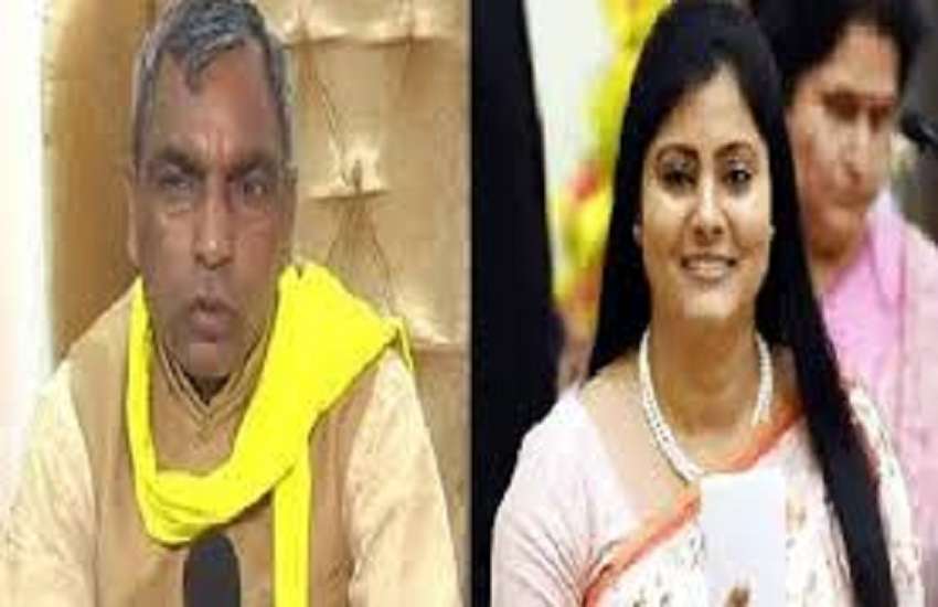 Om Prakash Rajbhar and Anupriya Patel