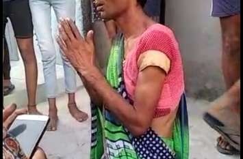 udaipur crime news महिलाओं के कपड़े पहन मांग रहा था भीख, लोगों ने बच्चा चोर समझ जिसे पीटा